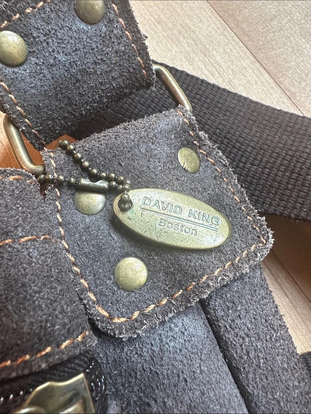 David King Boston large messenger bag